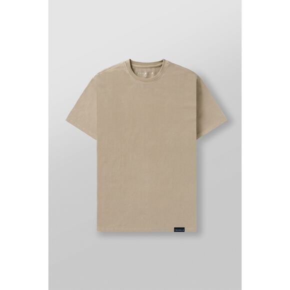 YoungLA Perfect Tee Straight Bottom 2.0 Beige Wash Menโs Size Small - Picture 1 of 5